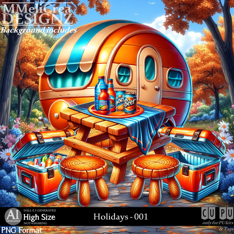 (image for) AI - Holidays - CU001 (CU4PU/PNG/PACK)